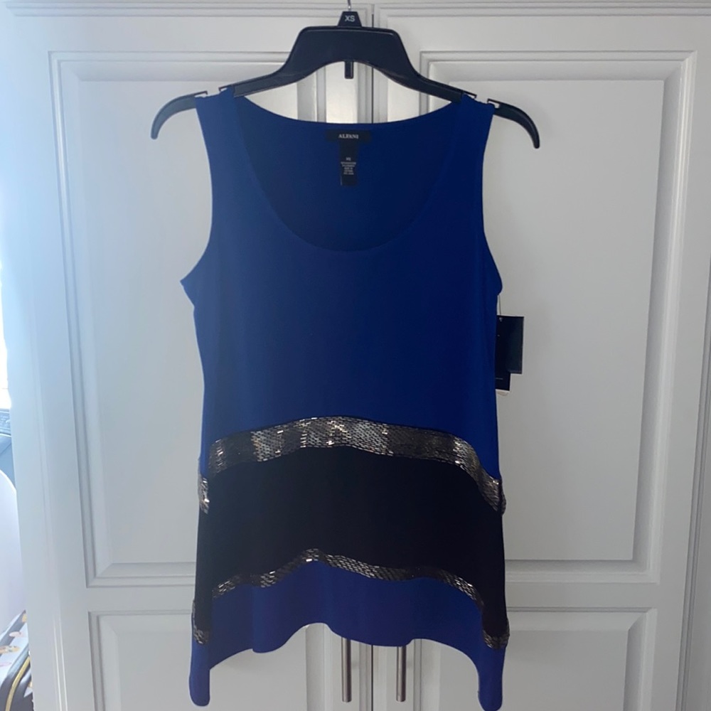 Alfani Sleeveless Top w/ Beading Detail